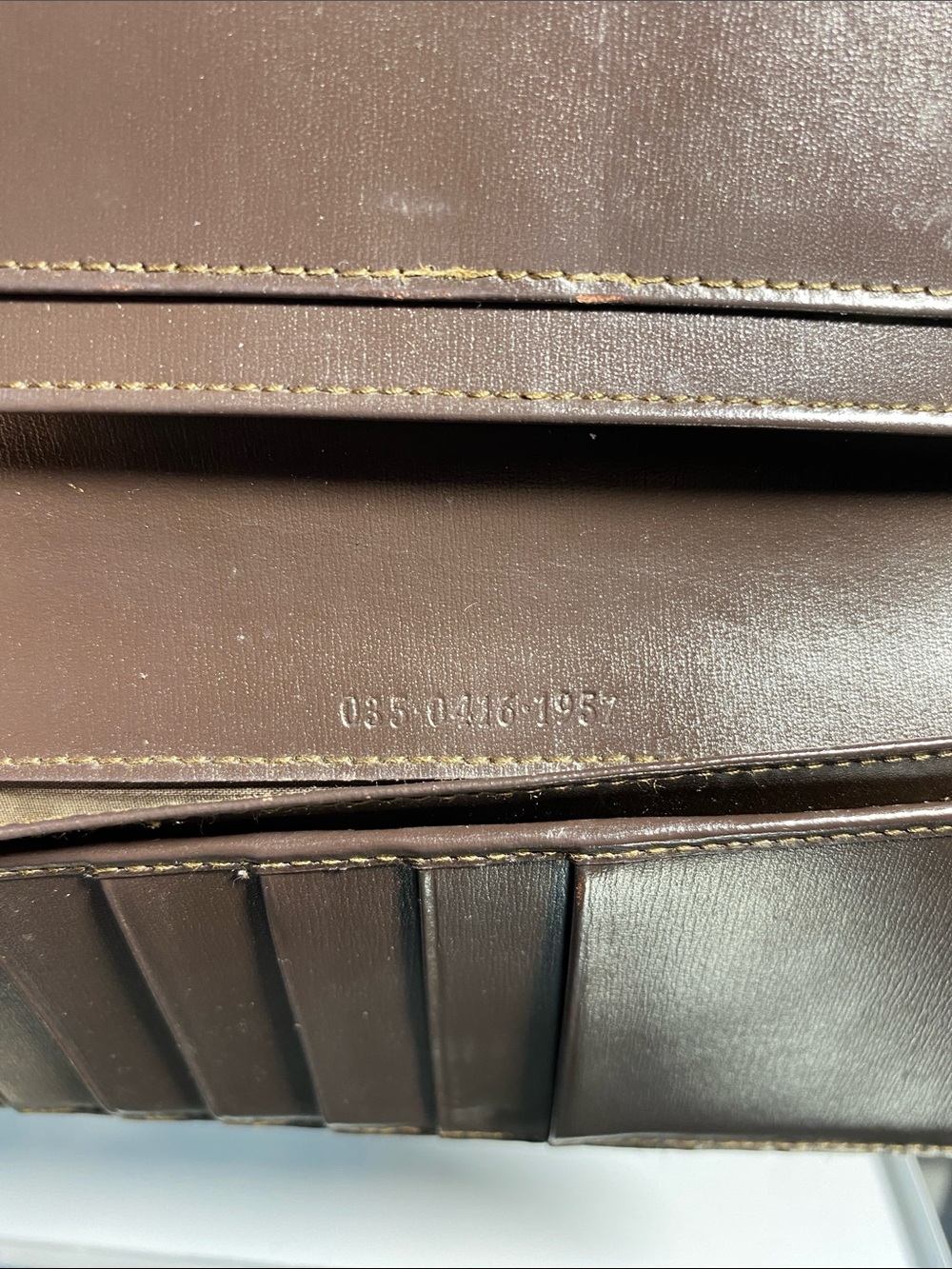 Authentic Gucci Rare Metallic Bronze Patent Leather Long Wallet - Picture 11 of 17